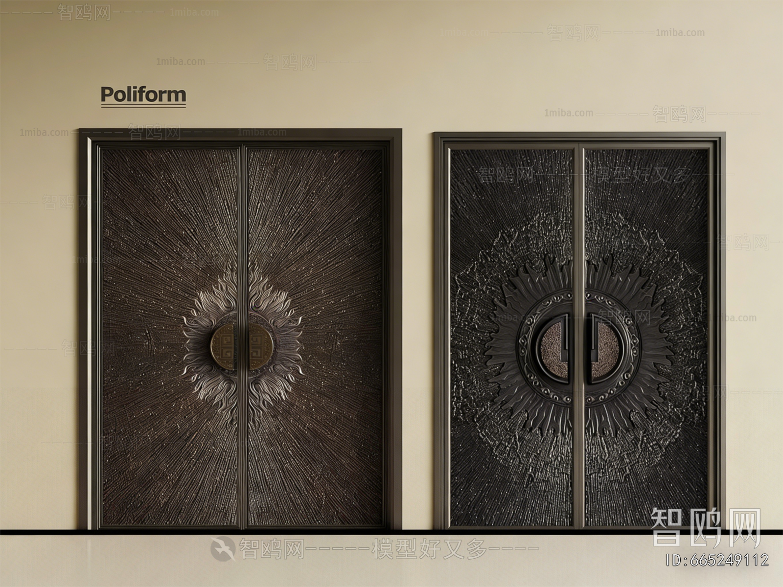 Modern Double Door