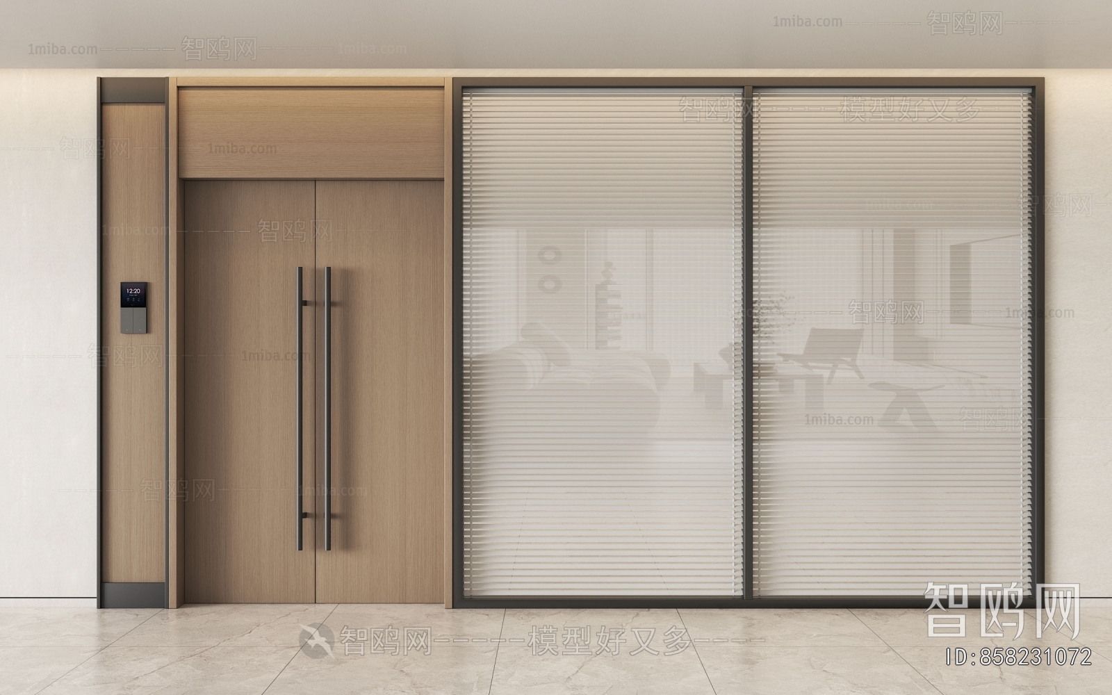 Modern Glass Screen Partition