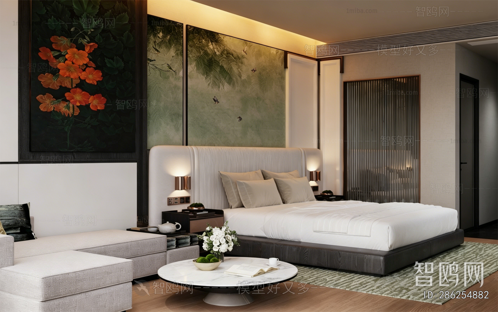 Modern Guest Room