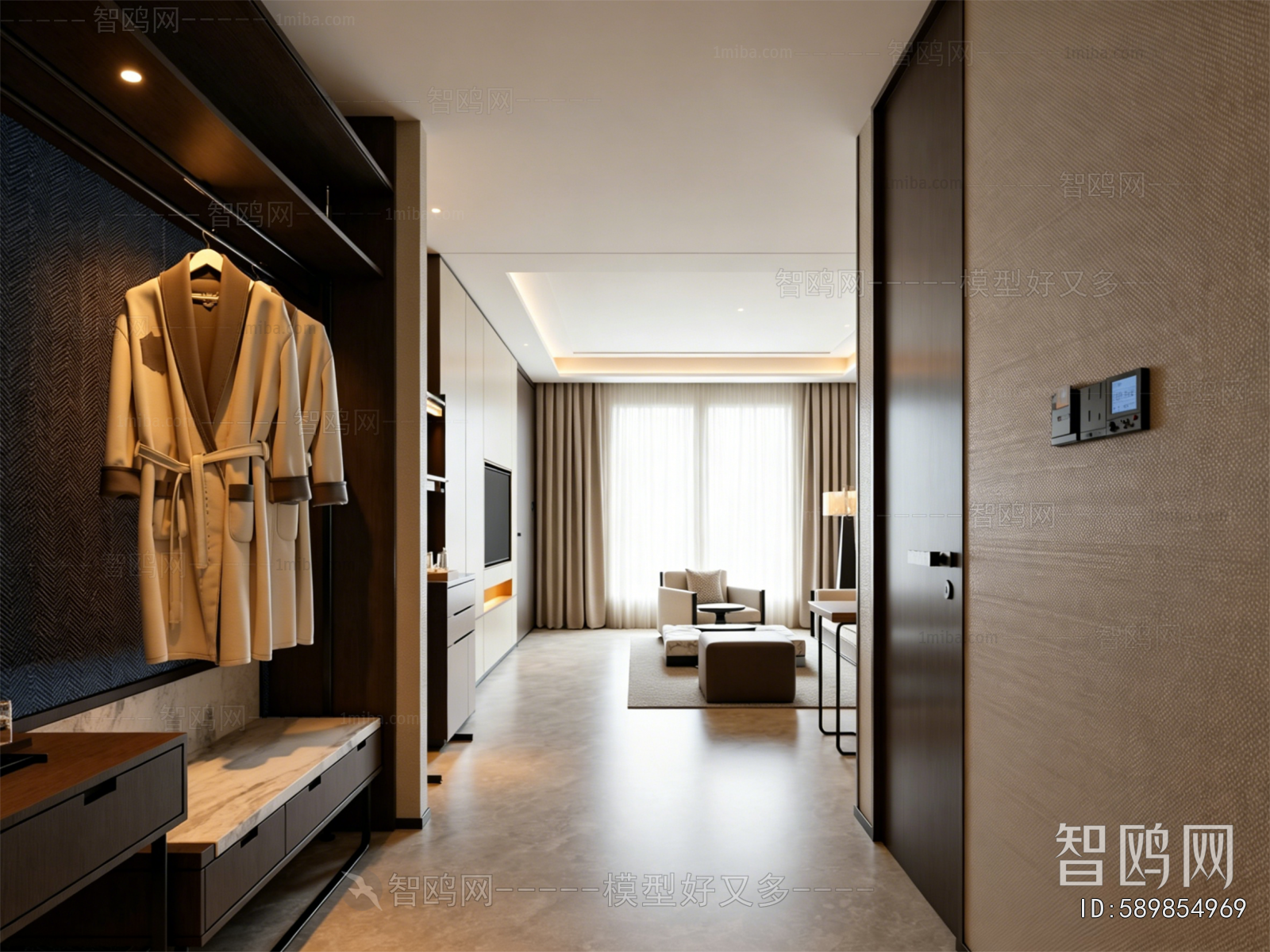 Modern Guest Room