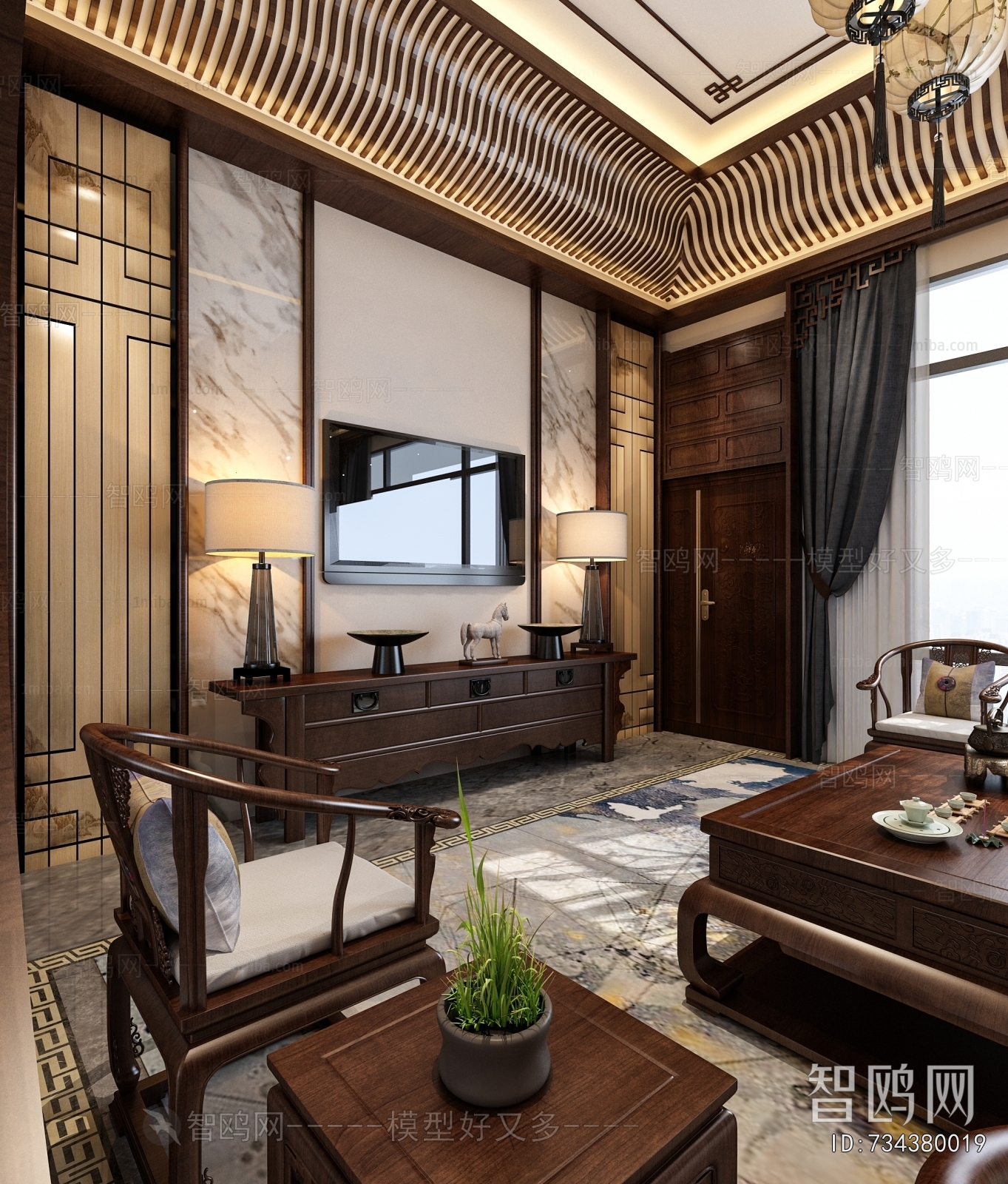 Chinese Style A Living Room
