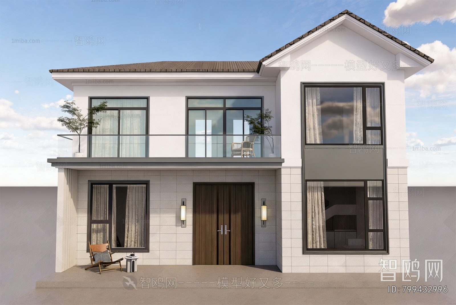New Chinese Style Detached Villa
