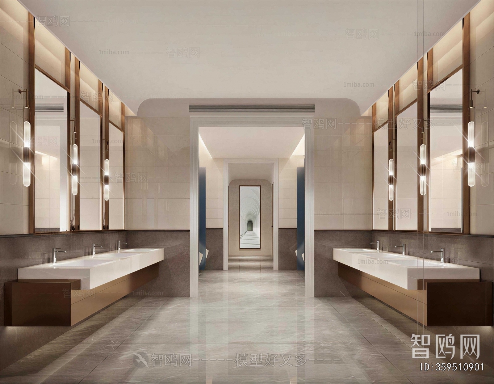 Modern Public Toilet