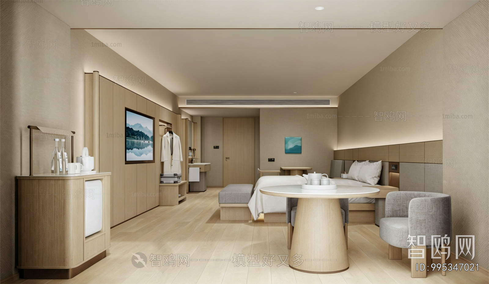 Modern Guest Room