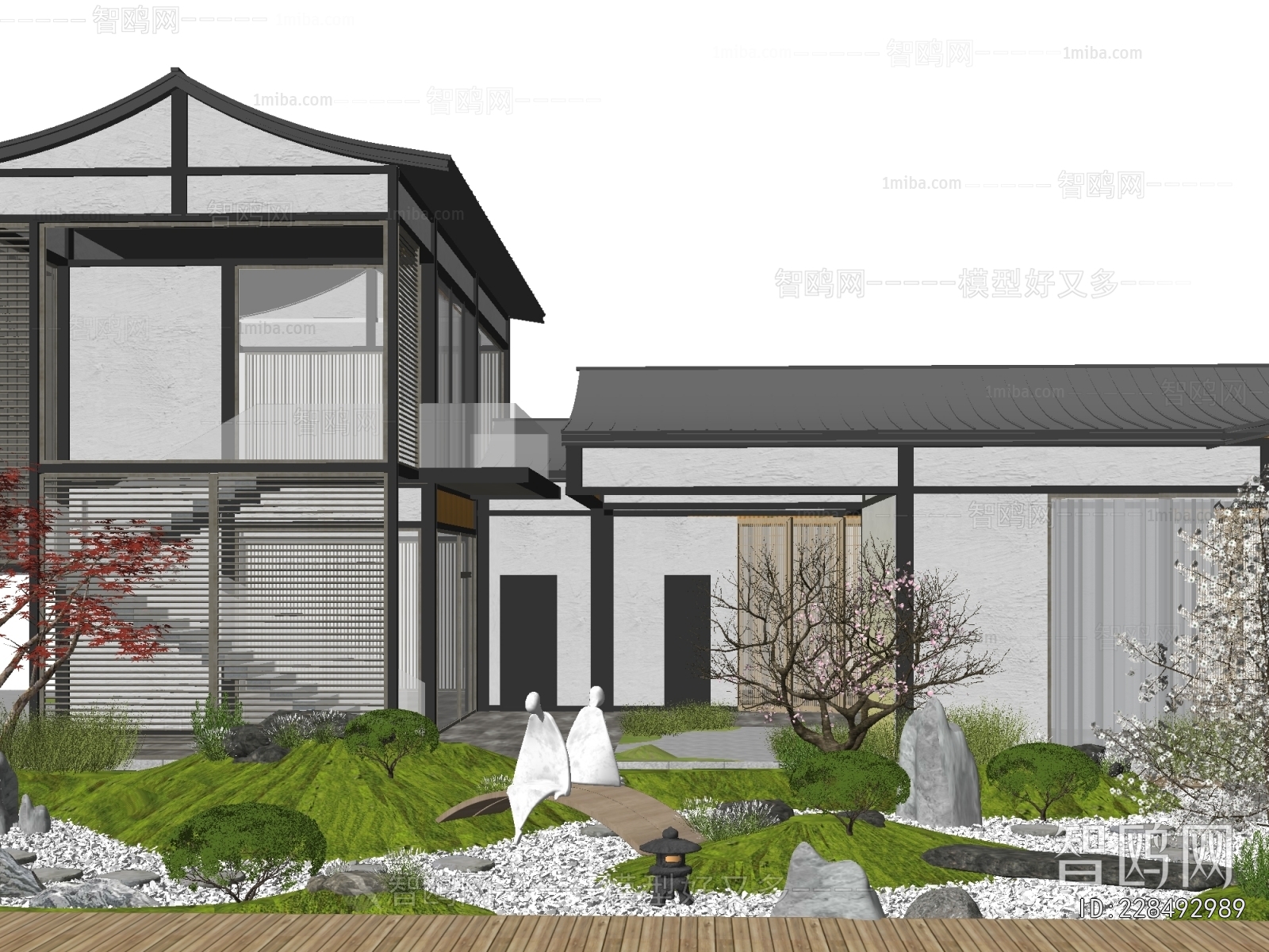 New Chinese Style Courtyard/landscape