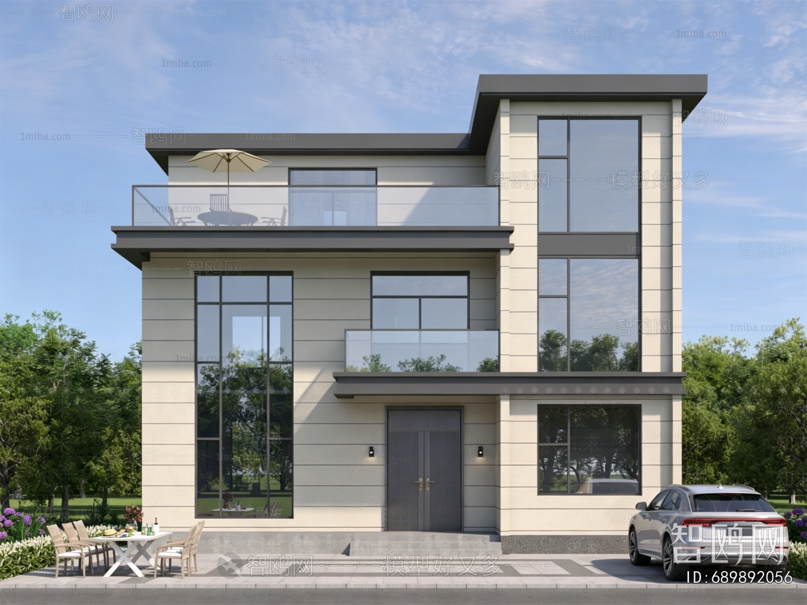 New Chinese Style Detached Villa