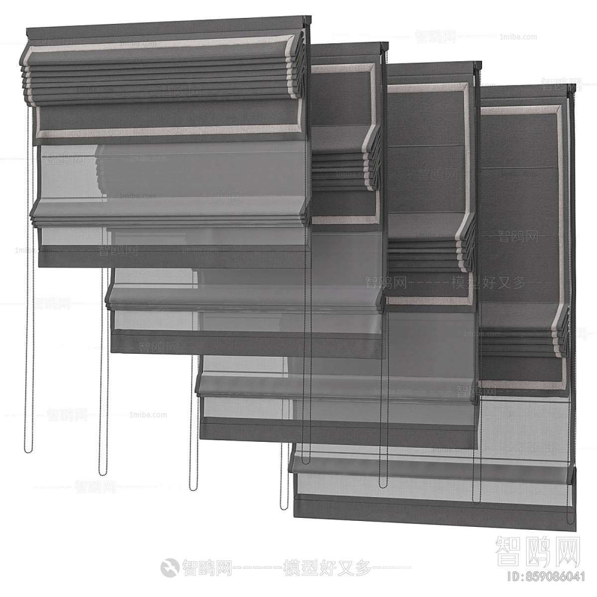 Modern Roman Curtain
