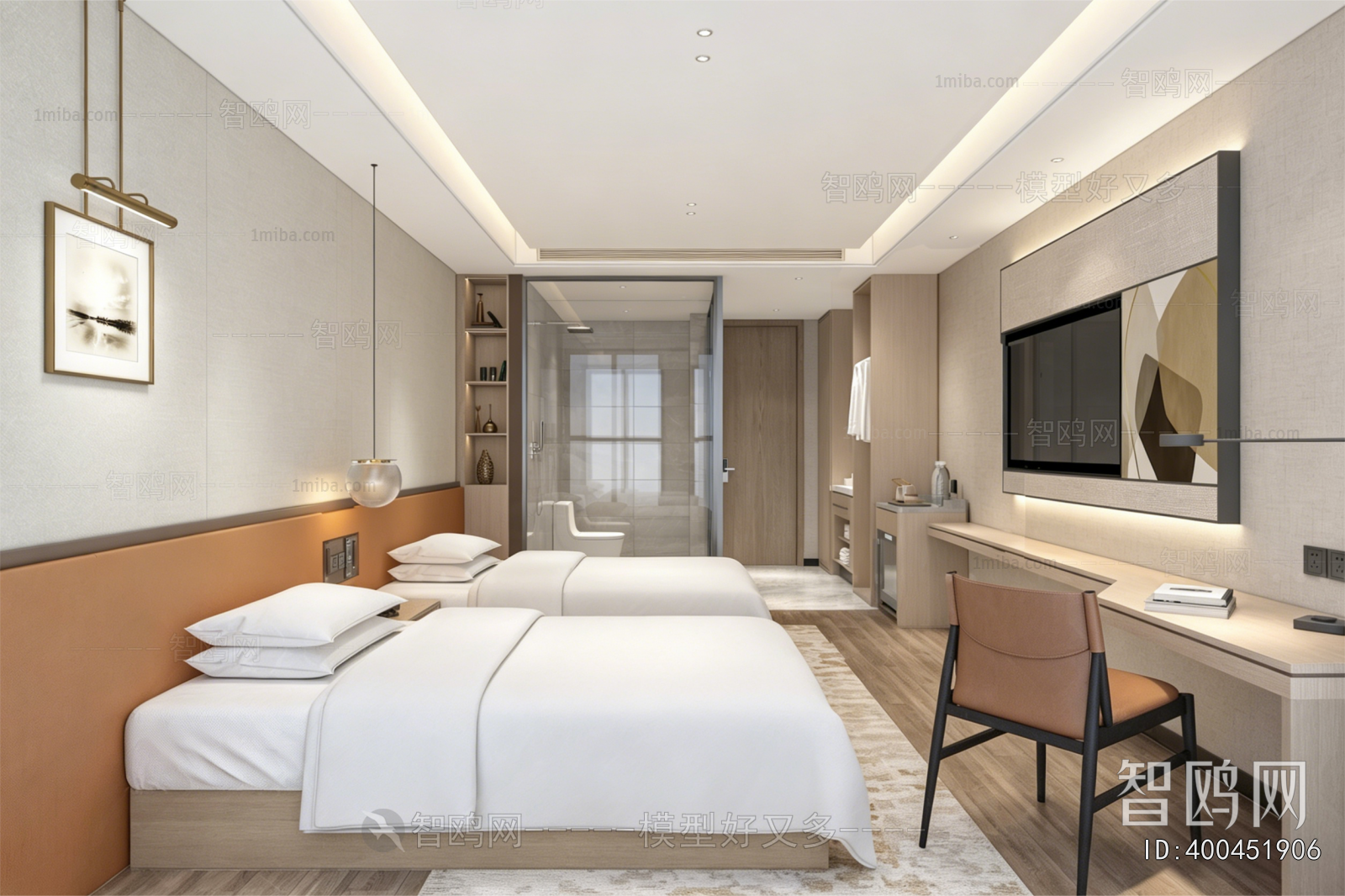 Modern Guest Room
