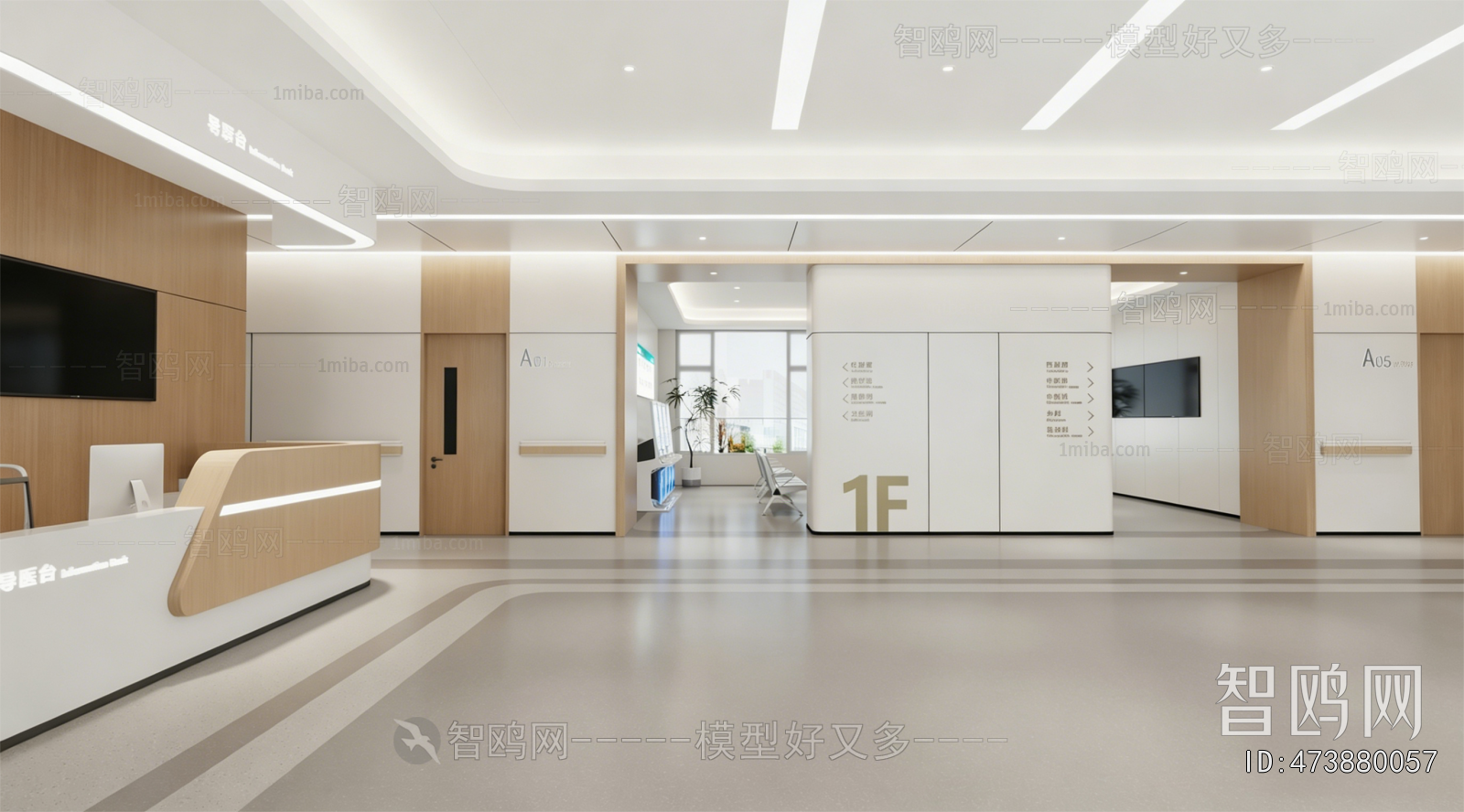 Modern Hospital Hall
