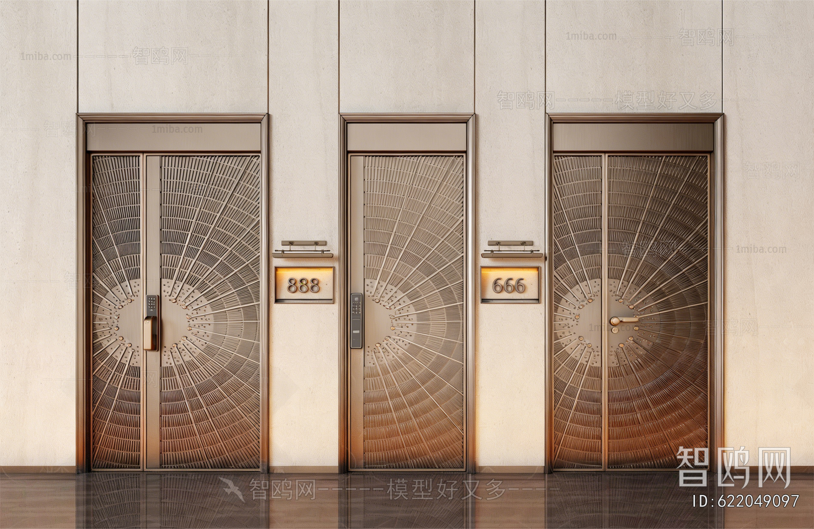 Modern Double Door