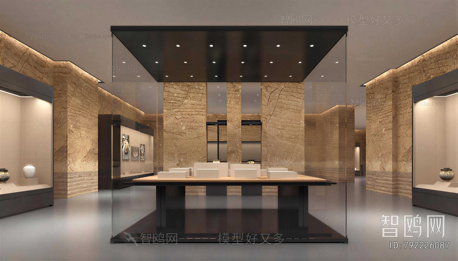 New Chinese Style Exhibition Hall