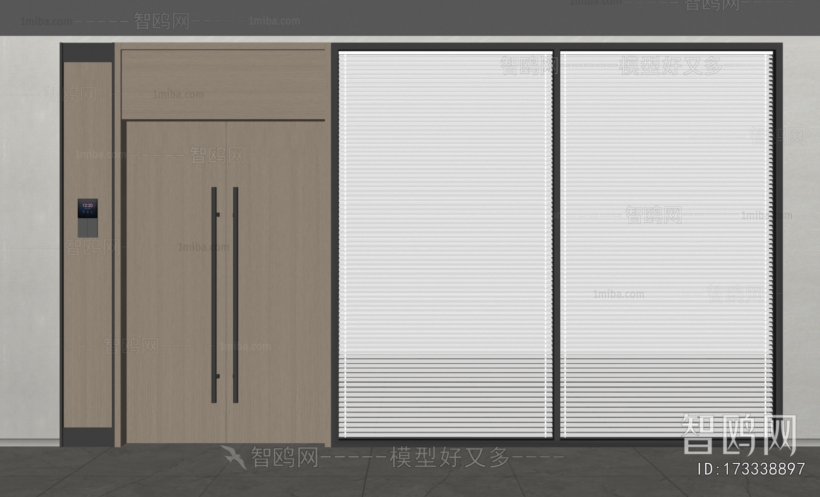 Modern Double Door