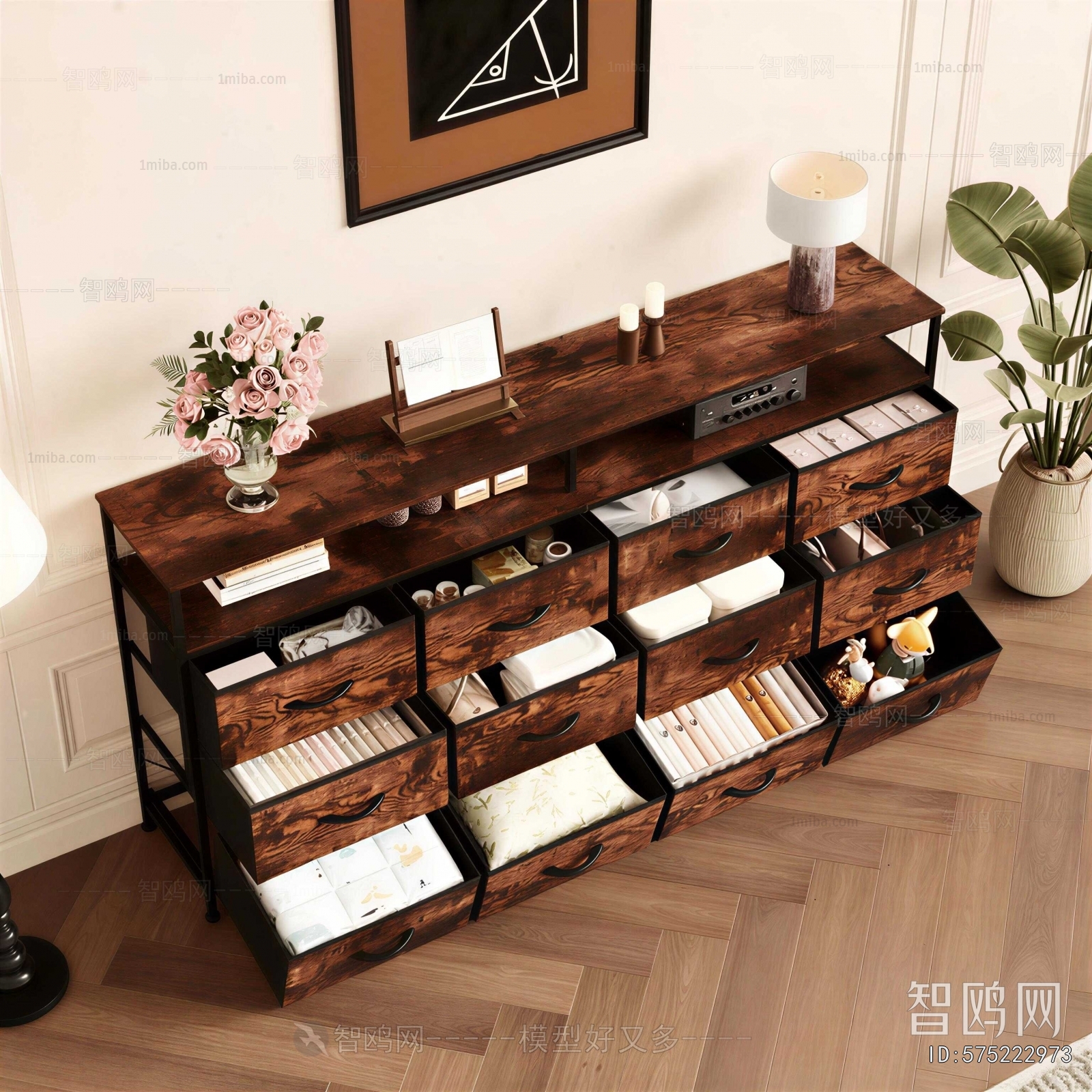 Industrial Style Chest Of Drawers