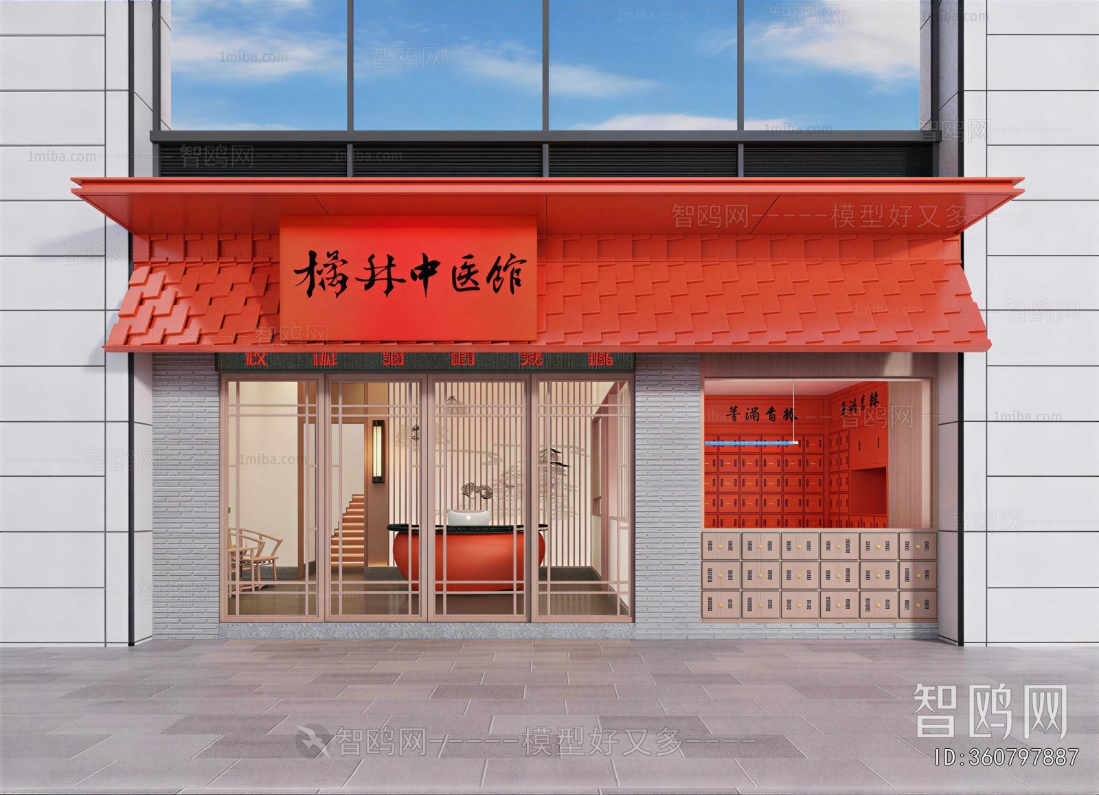 New Chinese Style Facade Element
