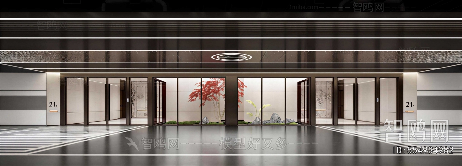 Modern Underground Parking Lot
