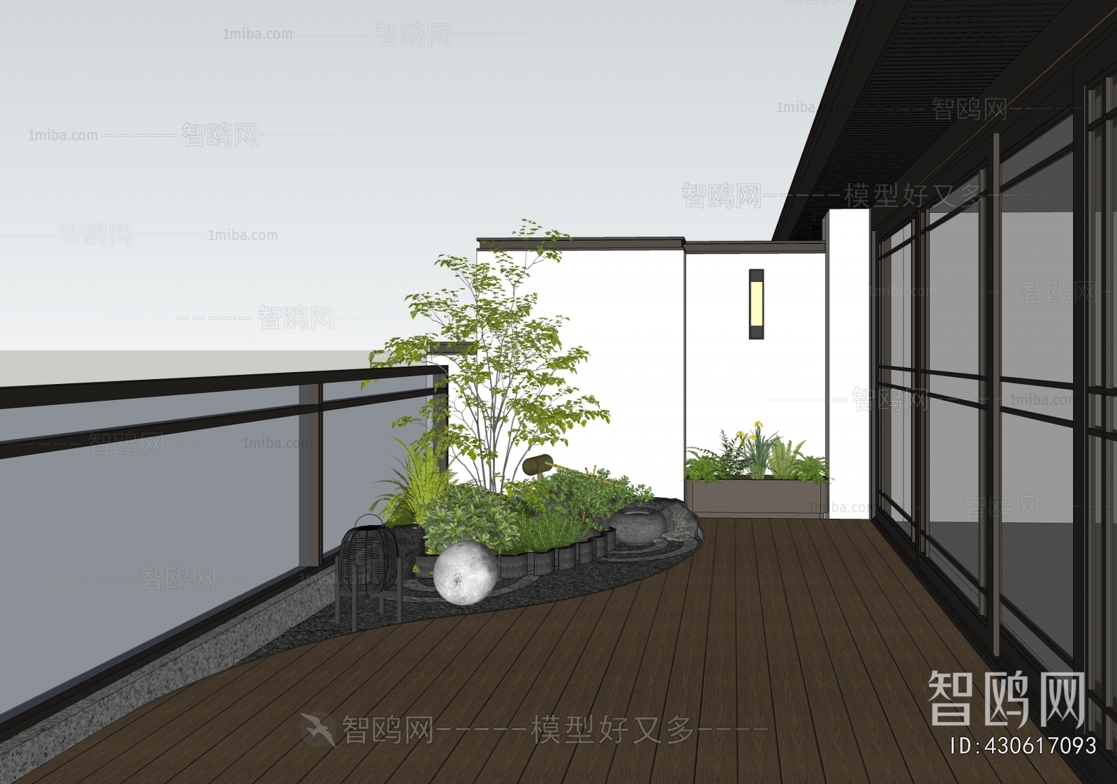New Chinese Style Terrace