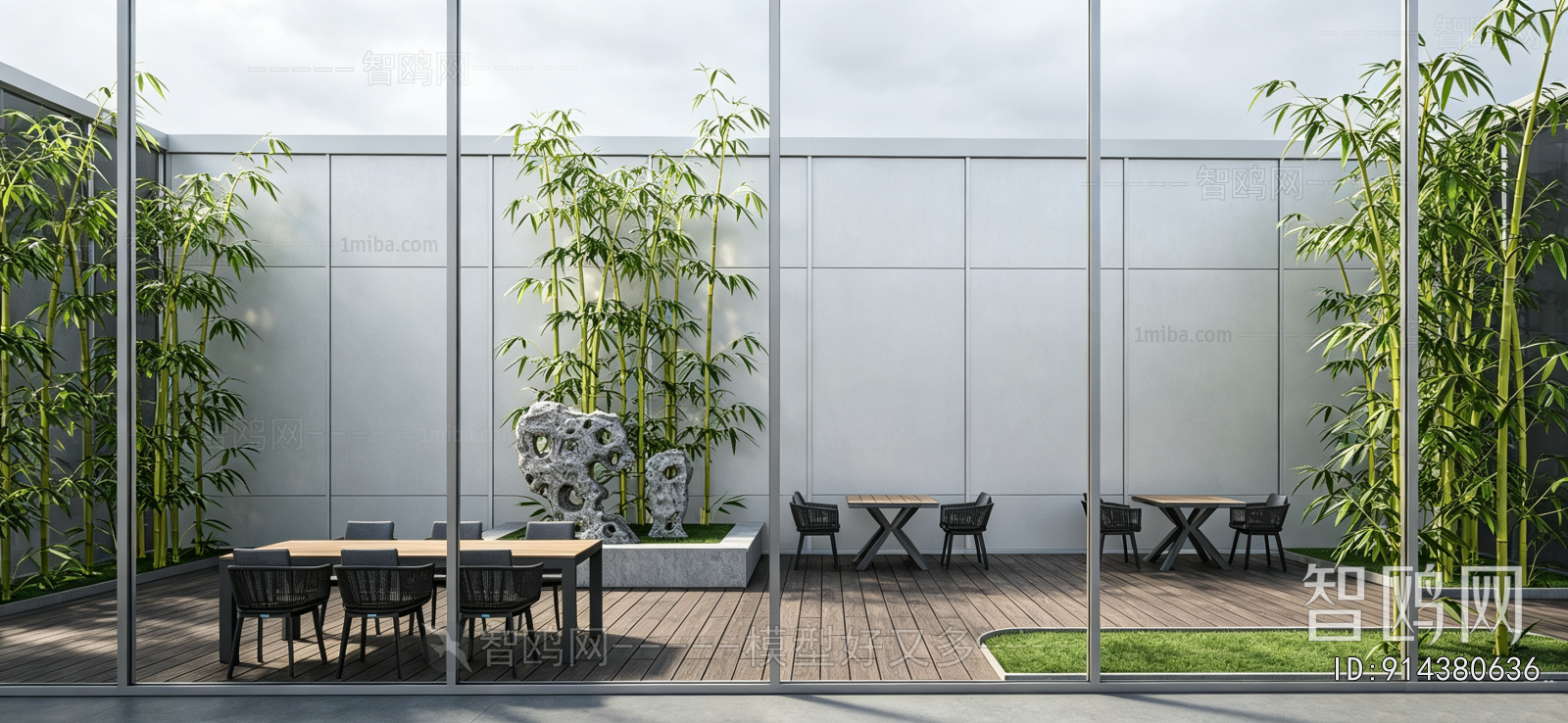 Modern Courtyard/landscape