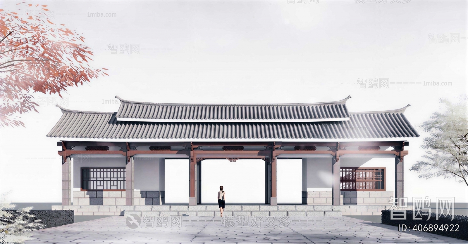 Chinese Style Ancient Architectural Buildings