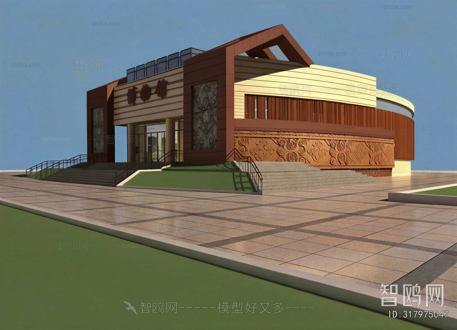 New Chinese Style Public Building
