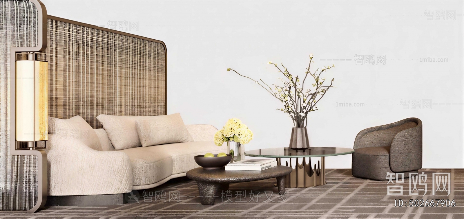 New Chinese Style Sofa Combination