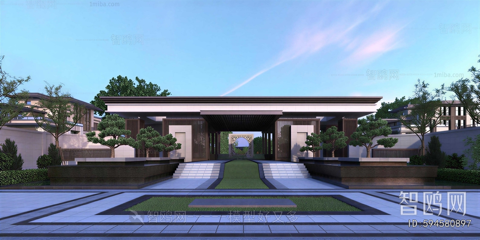 New Chinese Style Facade Element