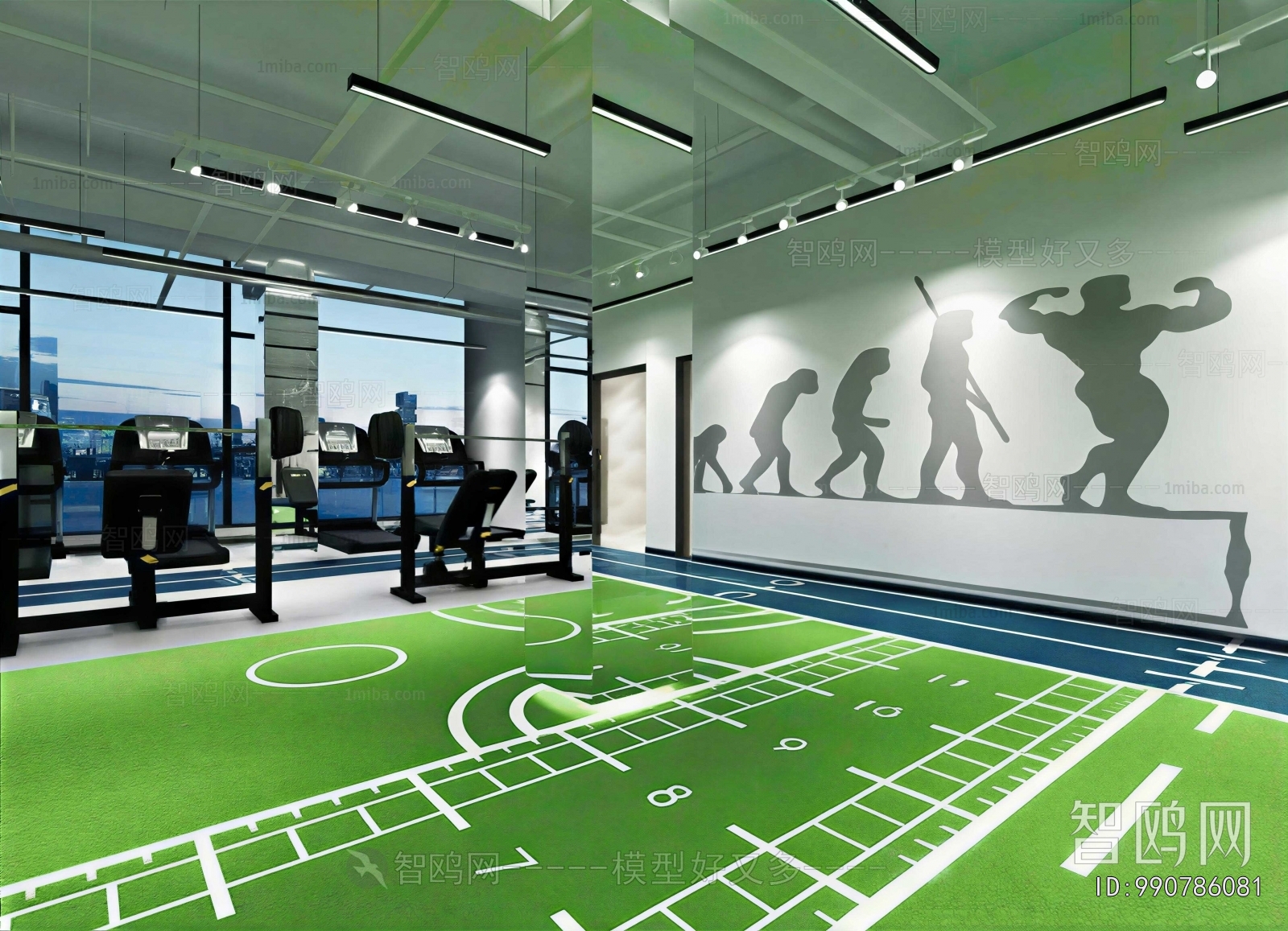Industrial Style Gym