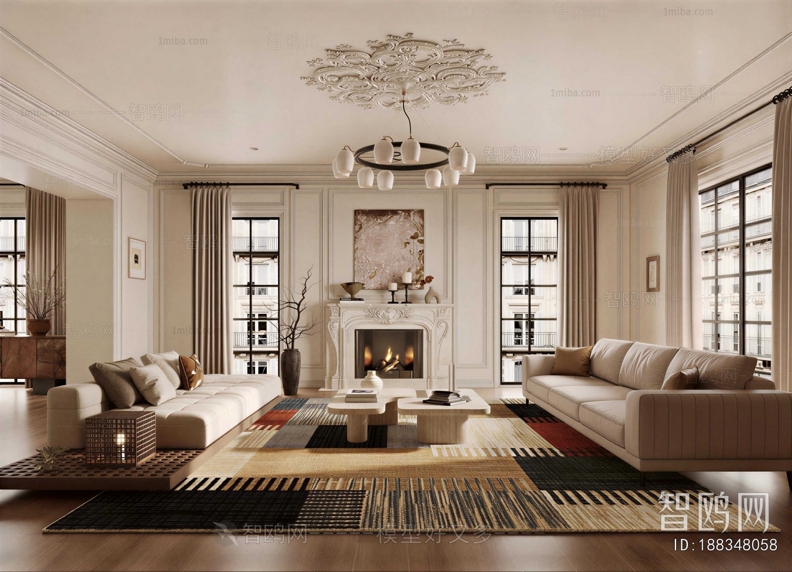 French Style A Living Room
