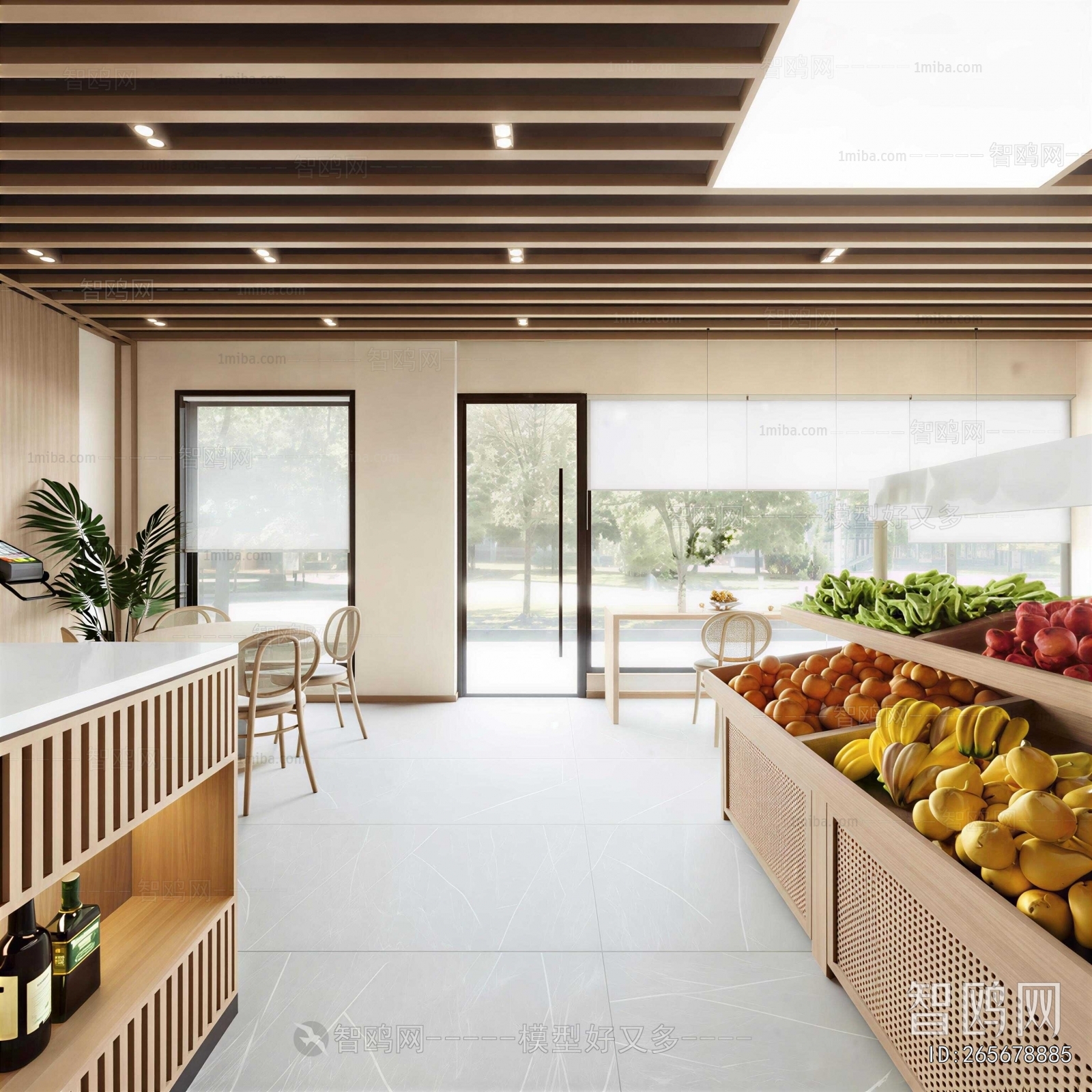Modern Fruit Shop