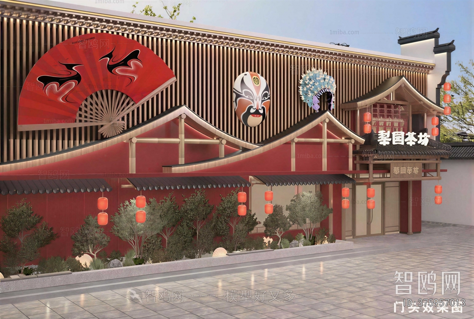 New Chinese Style Facade Element