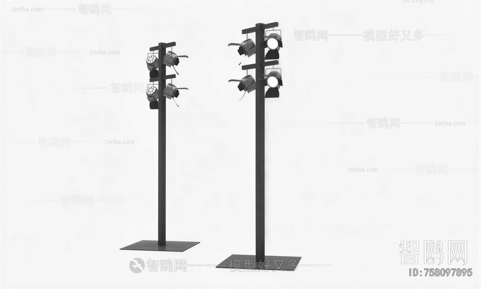Industrial Style Floor Lamp