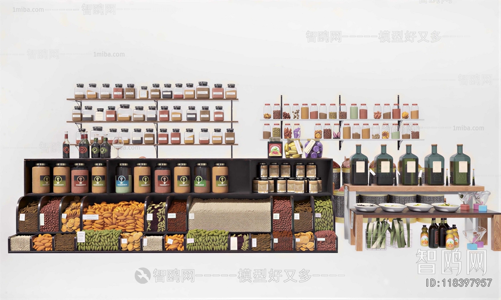 Modern Supermarket Shelf