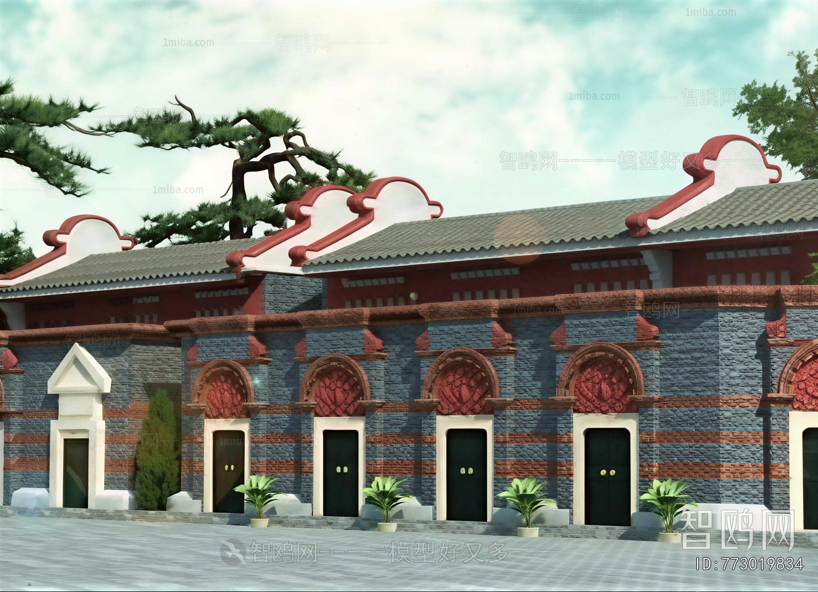 New Chinese Style Facade Element
