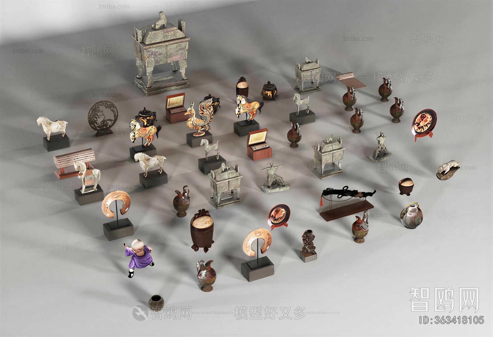 New Chinese Style Decorative Set