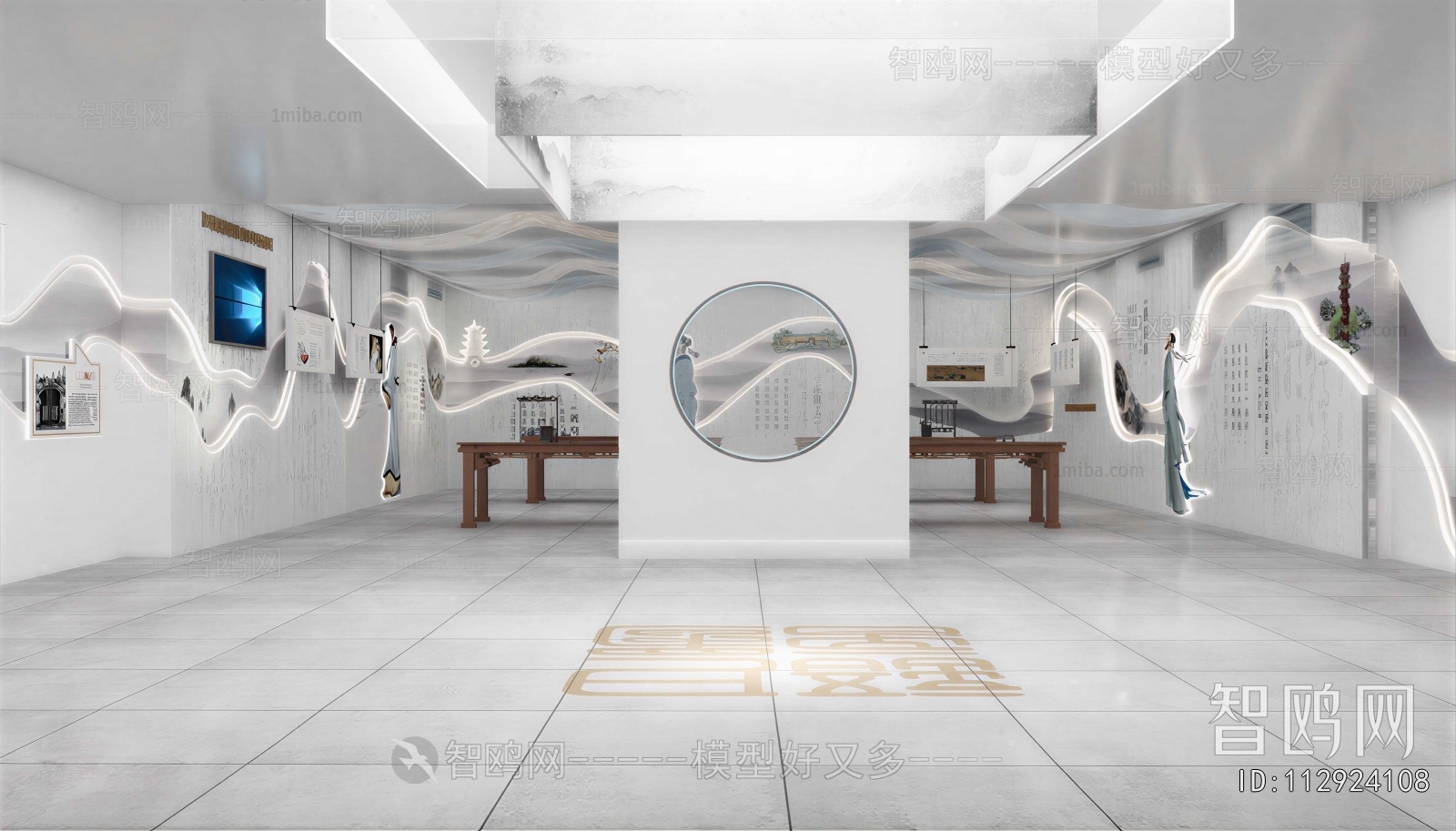 New Chinese Style Exhibition Hall