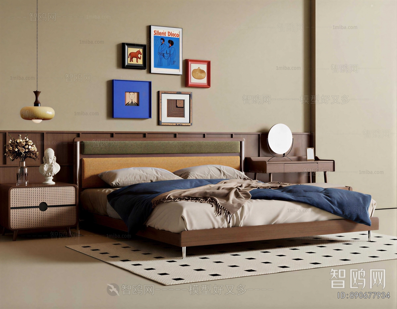 Modern Double Bed