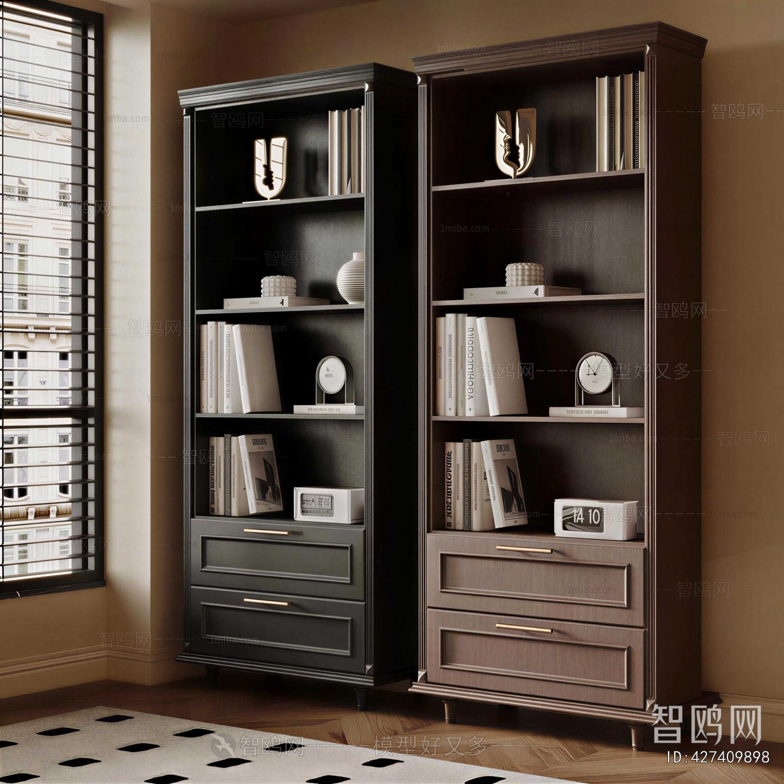 French Style Bookcase