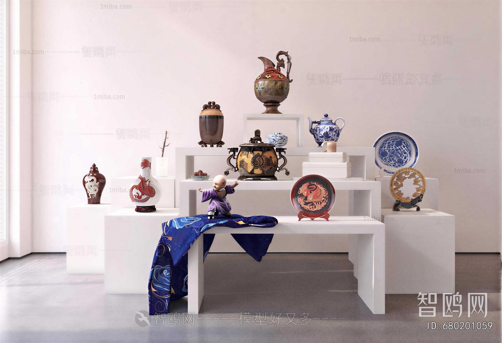 New Chinese Style Decorative Set