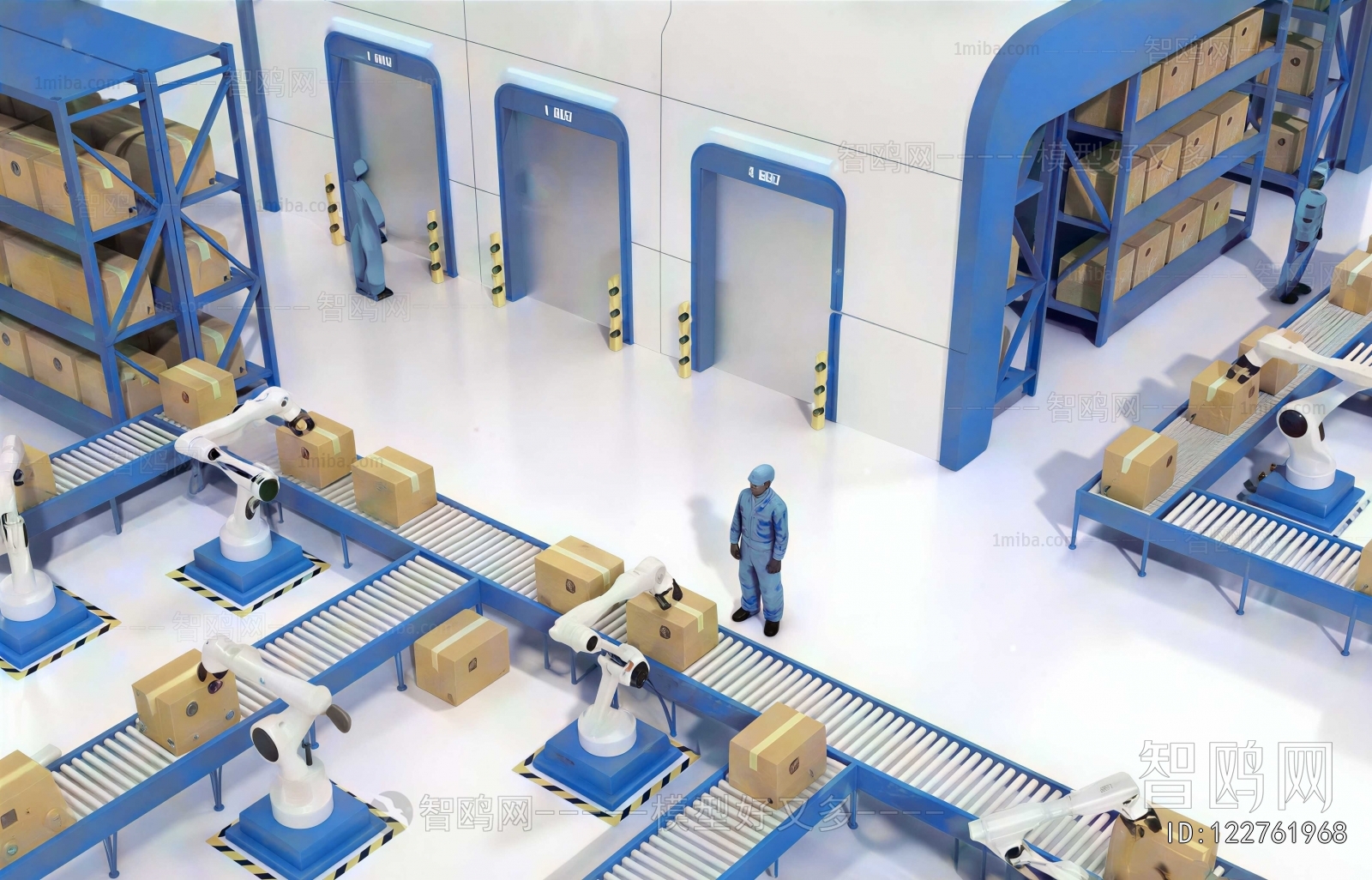 Modern Factory Floor/warehouse