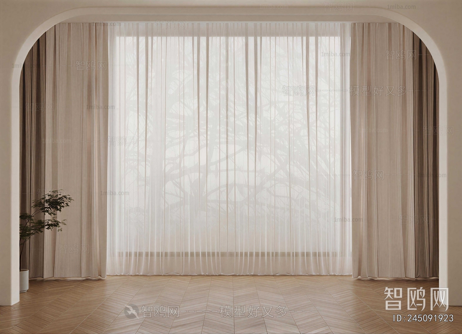 Modern The Curtain