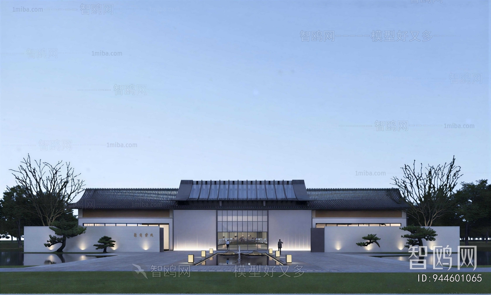 New Chinese Style Architecture Of Artistic Style