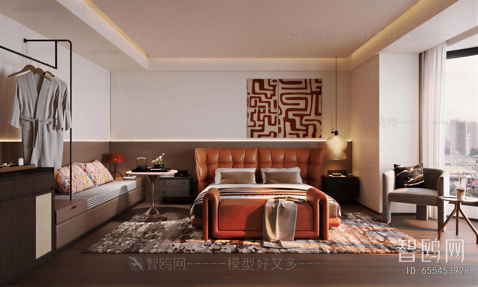 Modern Guest Room