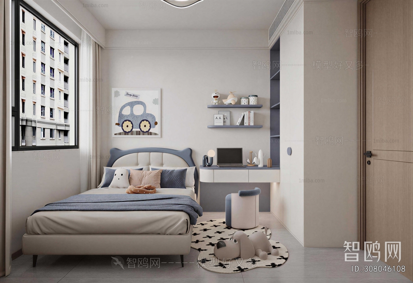 Modern Boy's Room And Son's Room