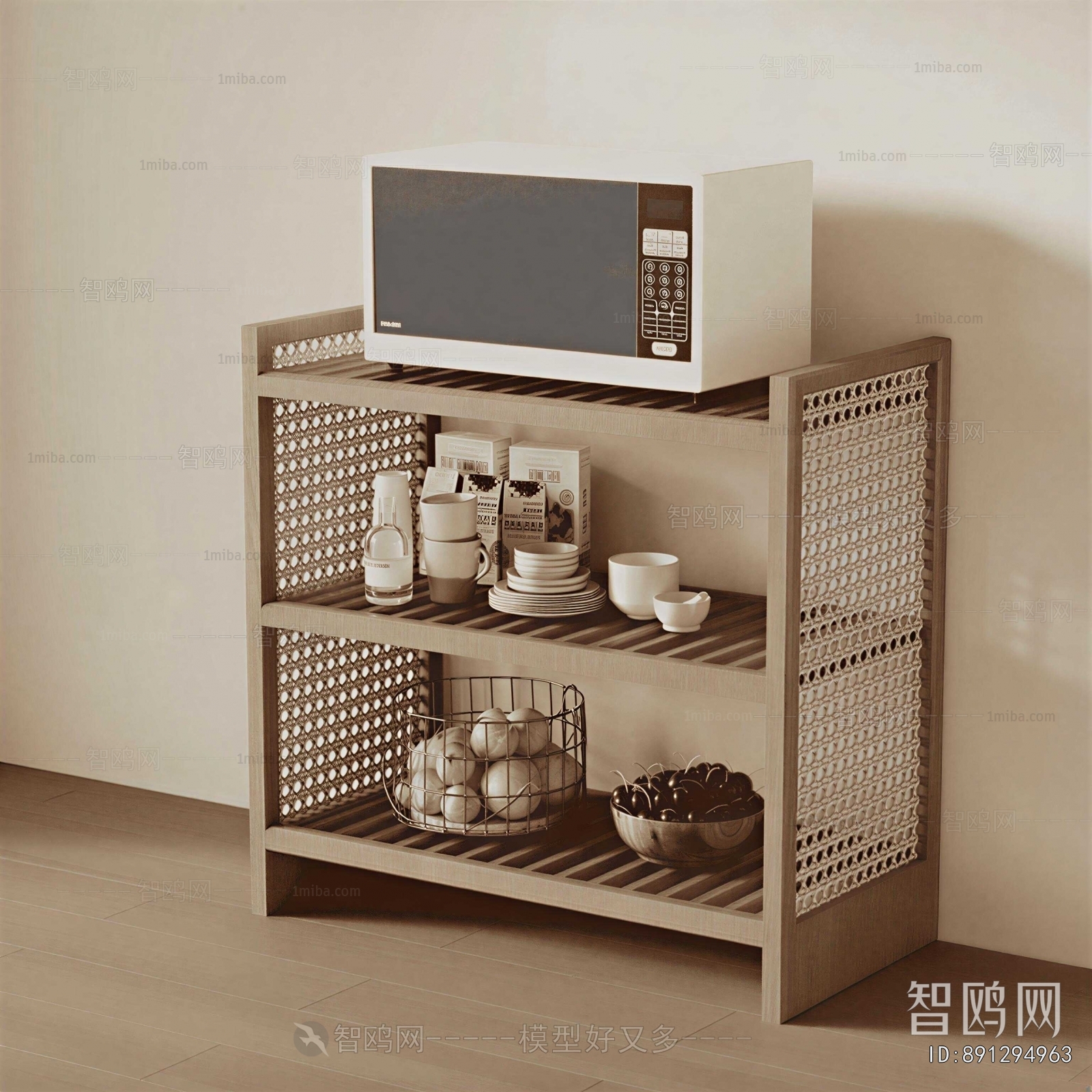 Wabi-sabi Style Shelving