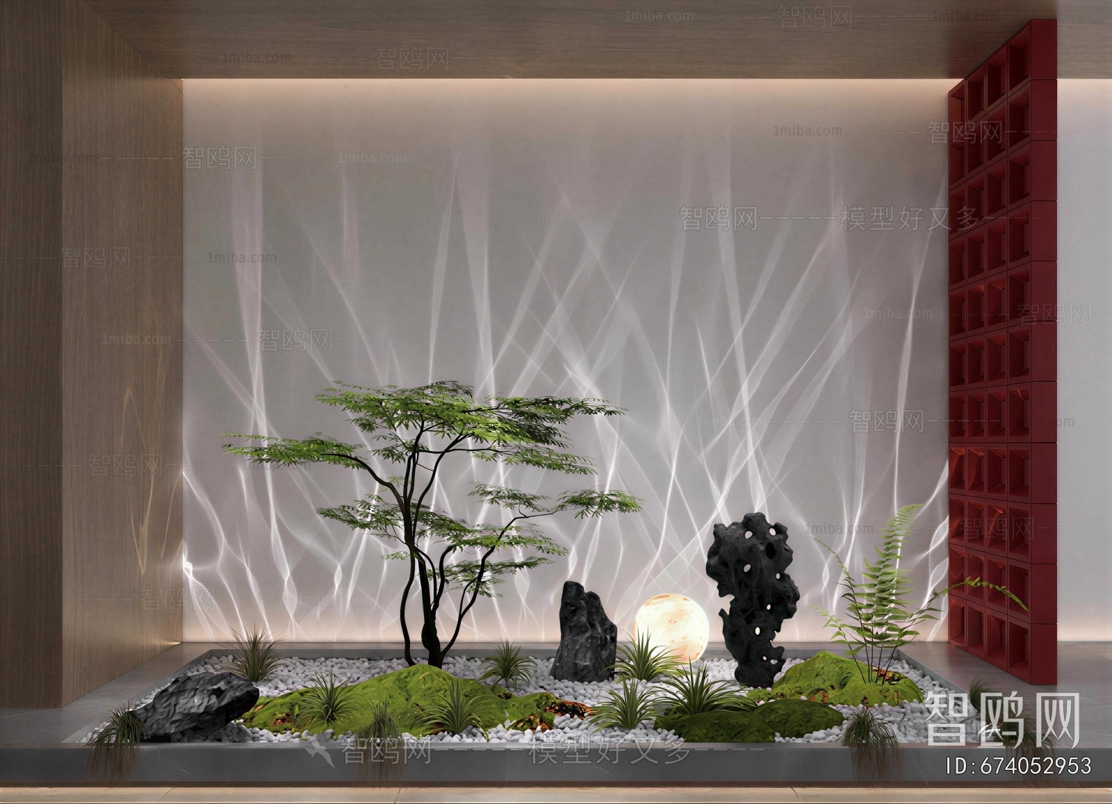 New Chinese Style Plant Landscaping