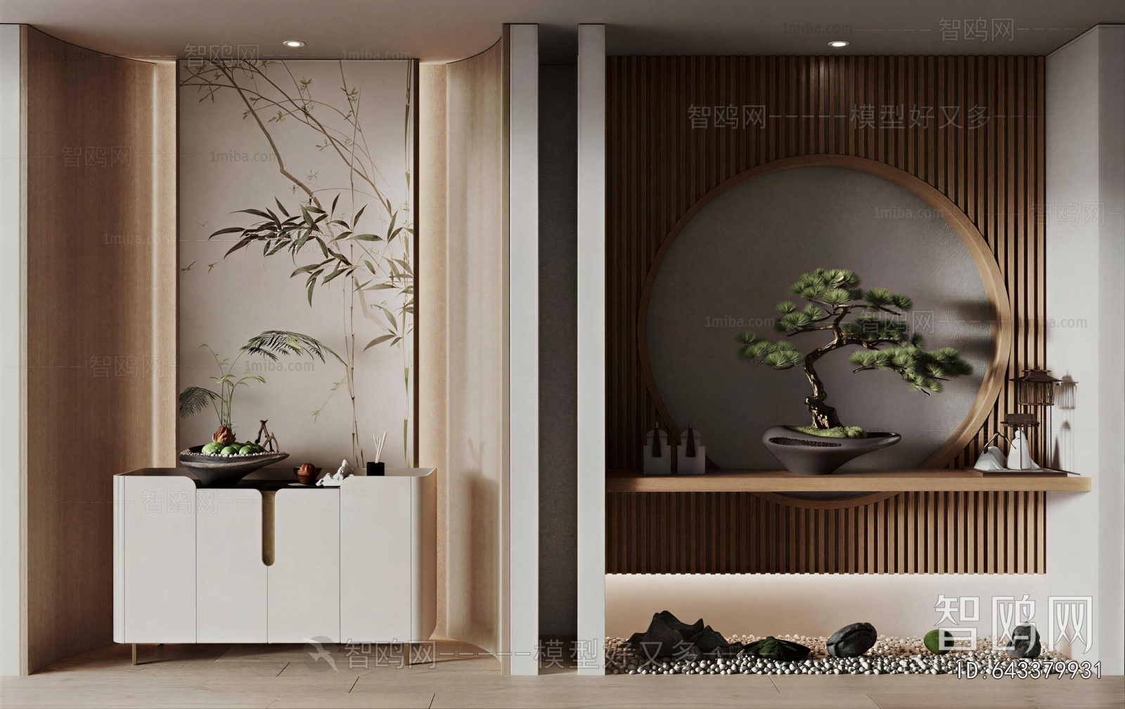 New Chinese Style Hallway
