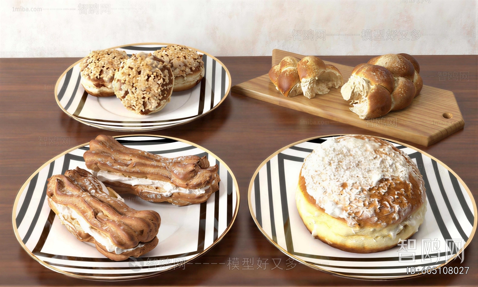 Modern Bread Cake