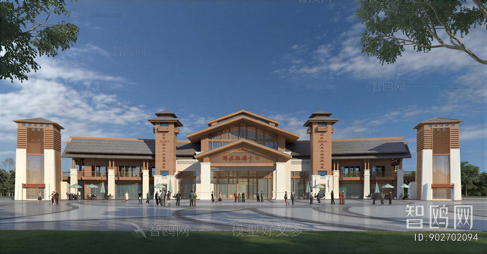 New Chinese Style Facade Element