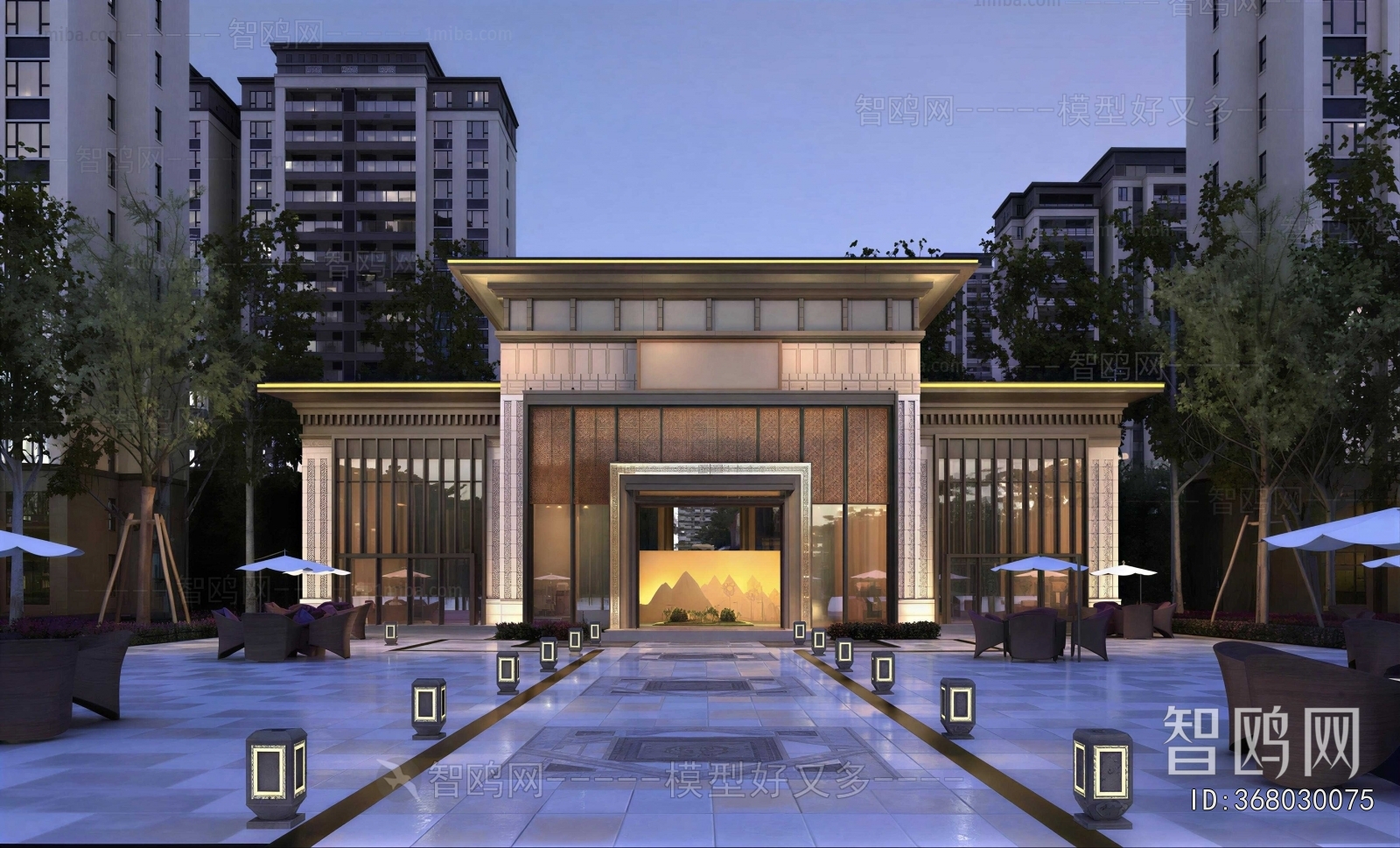 New Chinese Style Facade Element