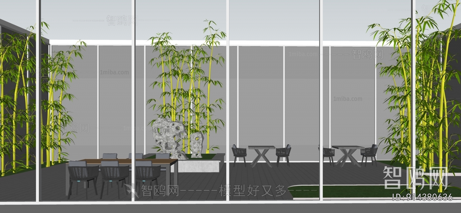 Modern Courtyard/landscape