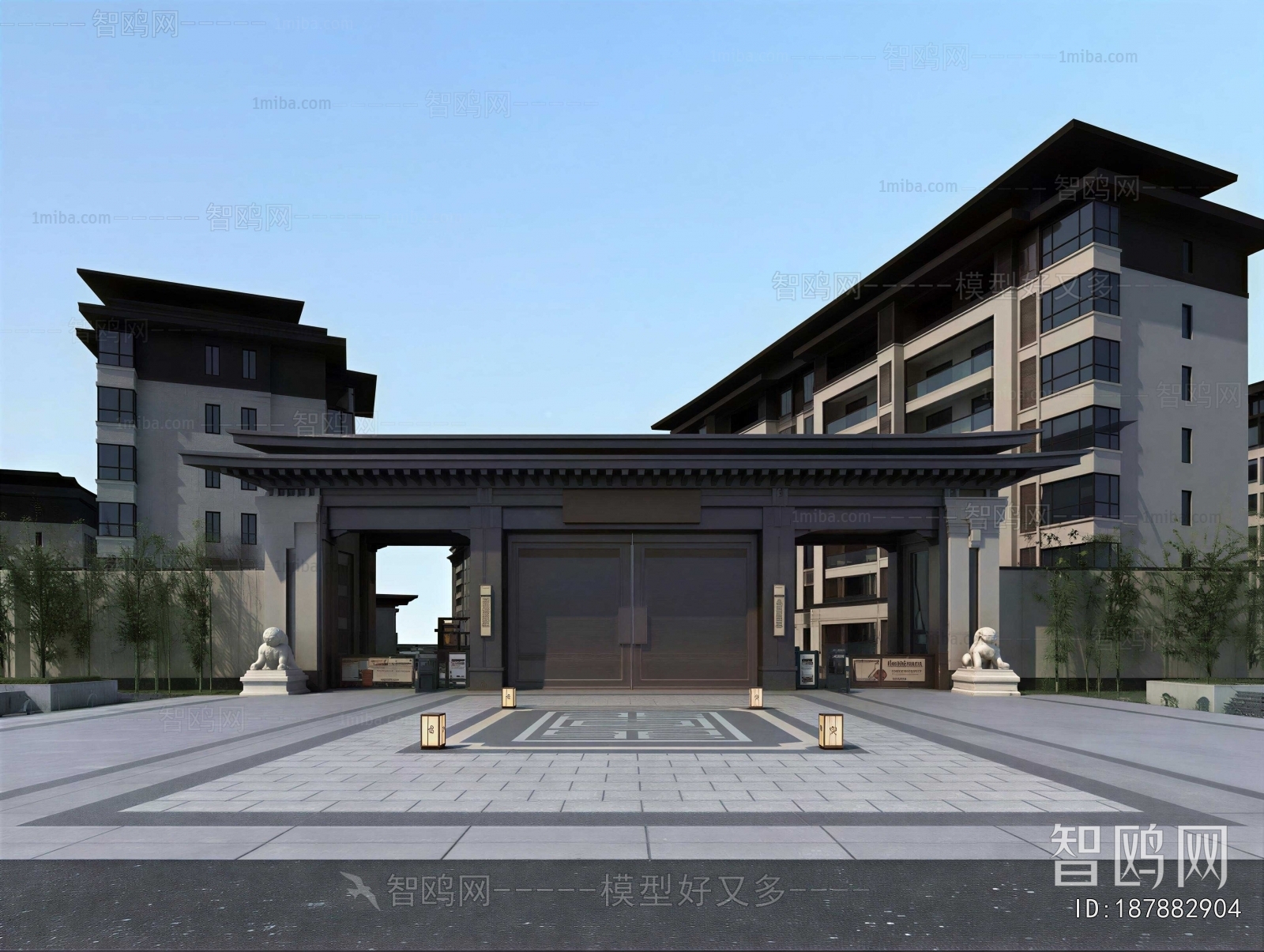 New Chinese Style Facade Element